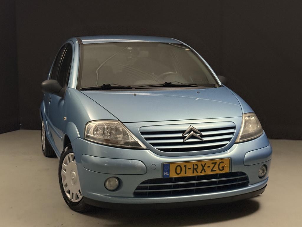 Citroën C3 1.4i Attraction *AC* (bj 2005), Voorwielaandrijving, Blauw, Origineel Nederlands, Bedrijf