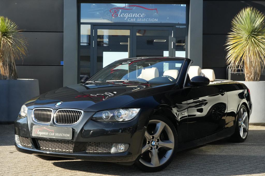 BMW 3 Serie Cabrio 335i High Executive 306pk Navigatie/Stoel, Auto's, Automaat, Lichtsensor, Achterwielaandrijving, Gebruikt