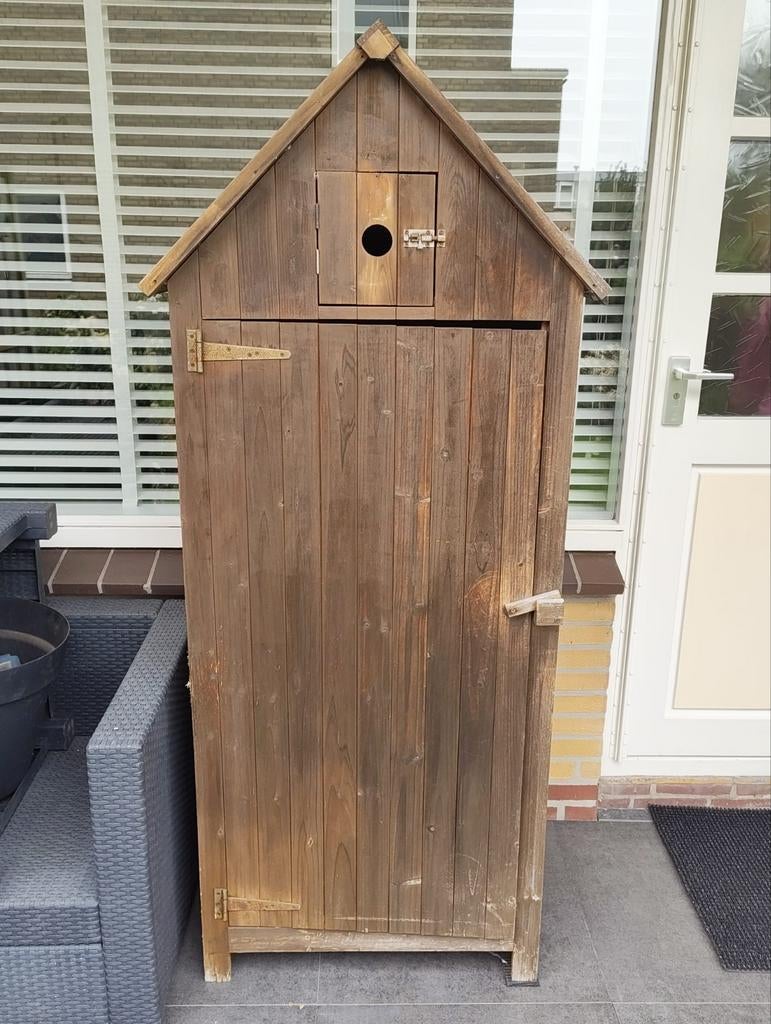 Tuinkast opknappertje GRATIS, Ophalen, Gebruikt, Hout, Overige typen