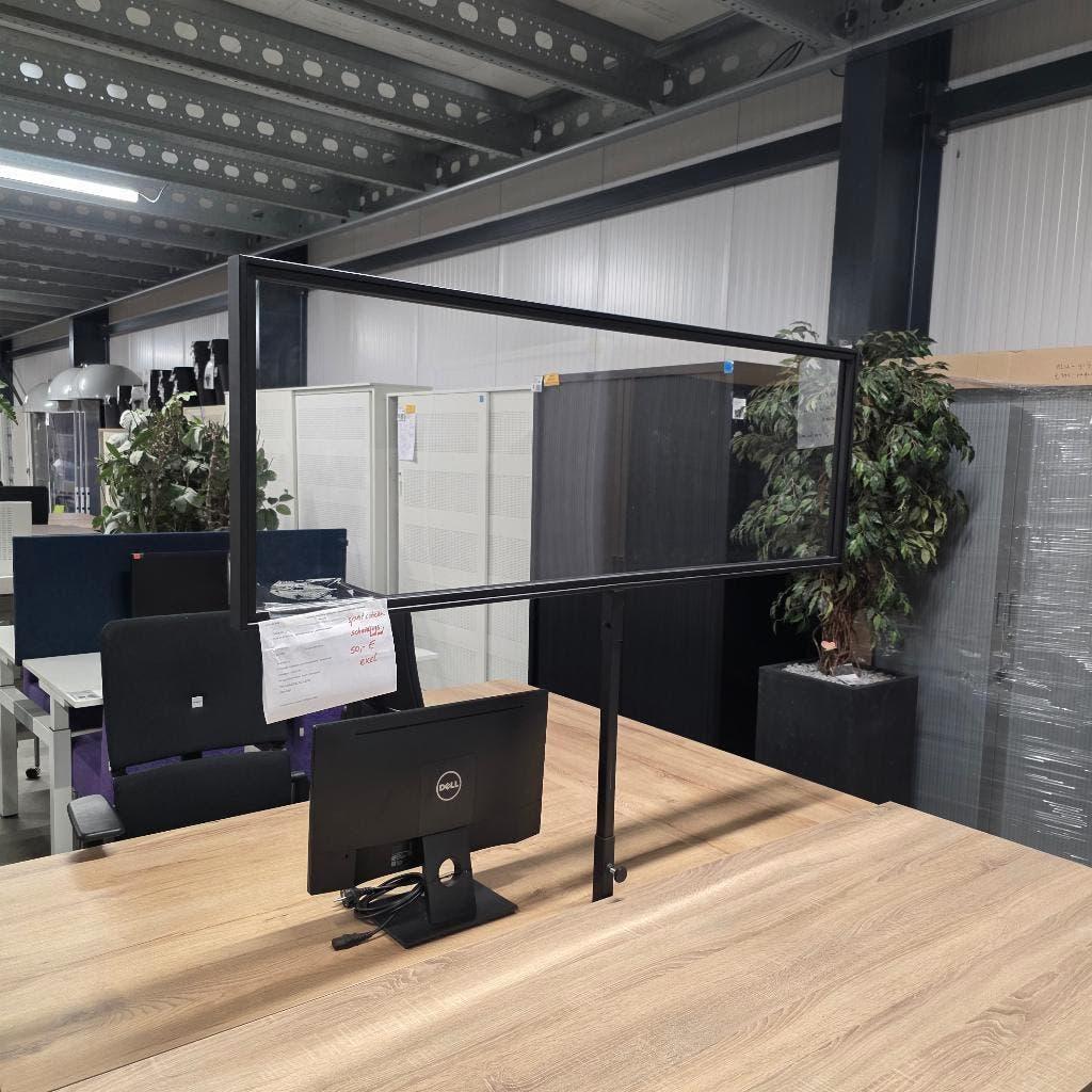 in hoogte verstelbare scheidingswand / spatscherm 150X50 CM, Ophalen, Gebruikt