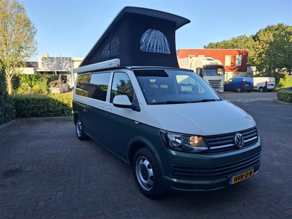 Volkswagen bus camper 4 persoons two tone 2016 150PK, Buscamper of Camperbus, Volkswagen, Luifel, Tot en met 2