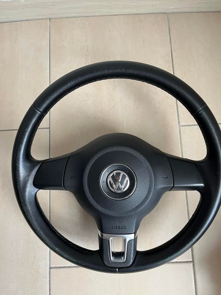 Volkswagen Golf 6 Stuur met Airbag, Auto-onderdelen, Dashboard en Schakelaars, Volkswagen, Gebruikt, Ophalen of Verzenden