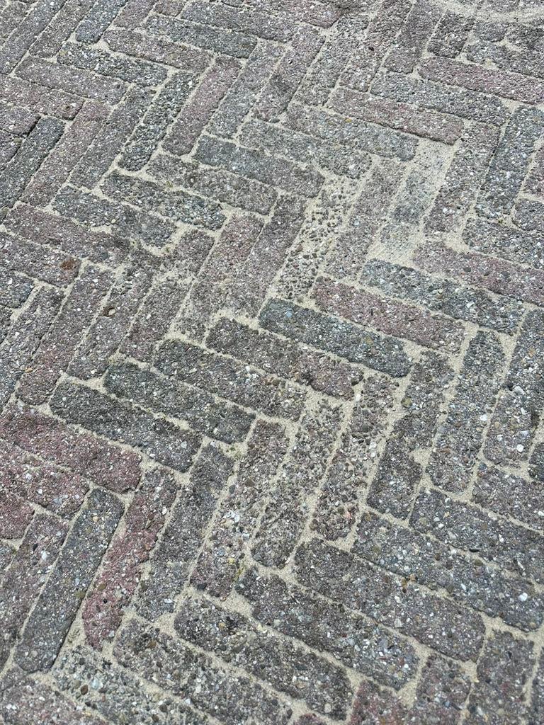 Gratis stenen, minstens 50m2, Ophalen, Gebruikt, Beton, Klinkers