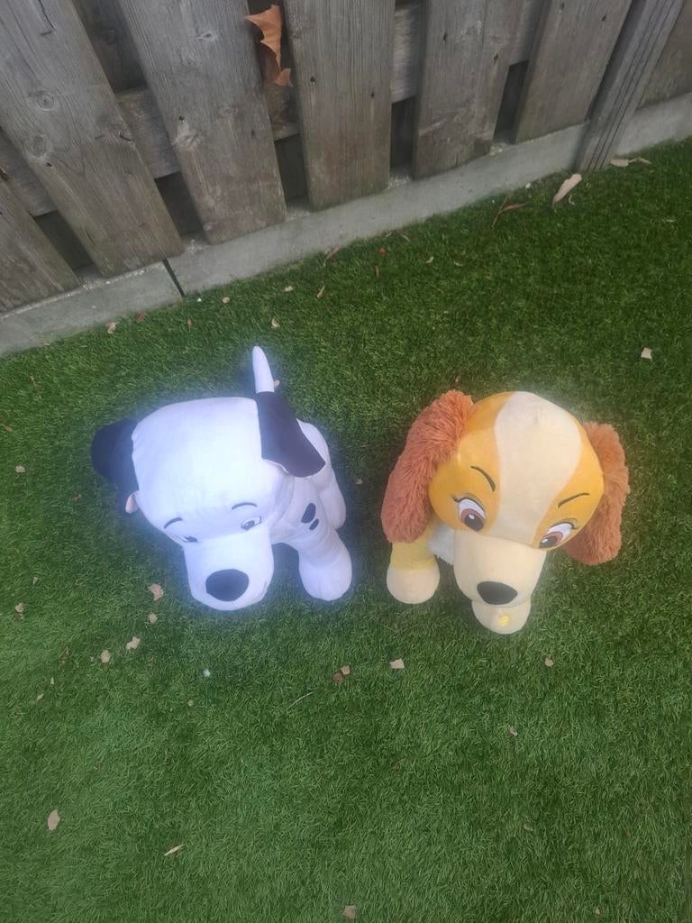 Knuffels: Dalmatiër en Lady (Hondjes), Ophalen, Gebruikt, Hond