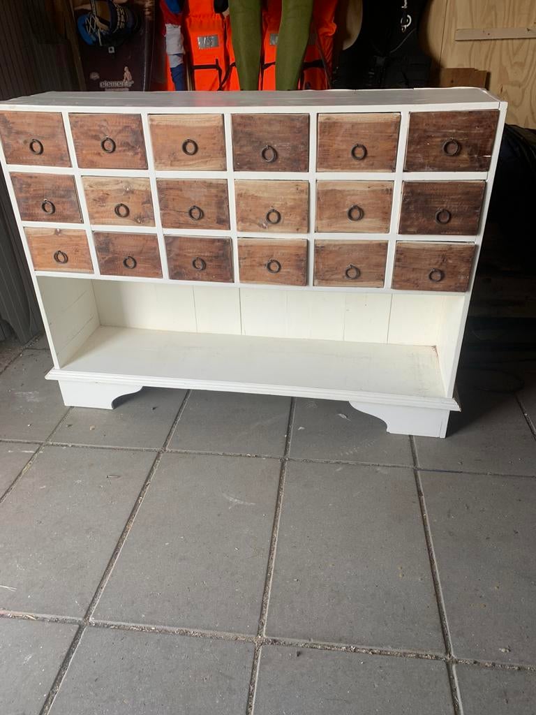 Apothekers kast.. / Ladenkast, Huis en Inrichting, Kasten | Ladekasten, Ophalen, 5 laden of meer, 50 tot 100 cm, Zo goed als nieuw