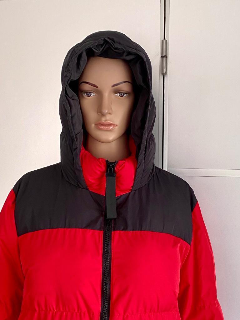 i626 Warme winterjas maat 42/44= L jas winter jack rood, Twintip, Maat 42/44 (L), Ophalen of Verzenden, Zo goed als nieuw