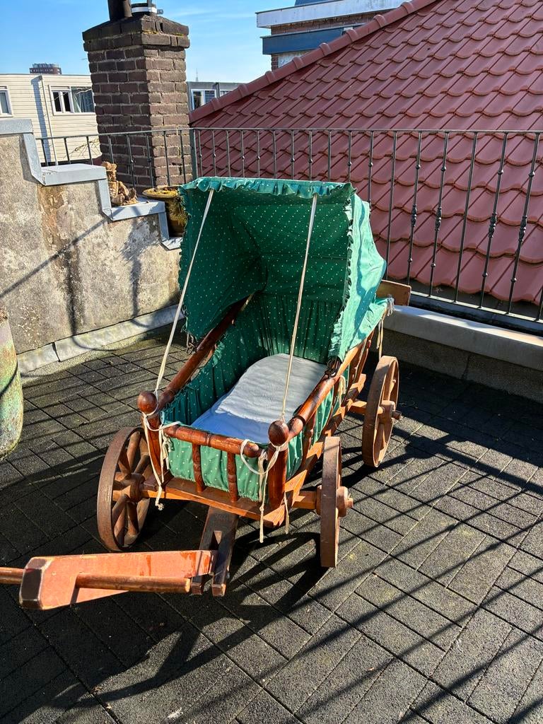 Vintage Bolderkar met ruif, jaren 40., Caravans en Kamperen, Ophalen, Gebruikt