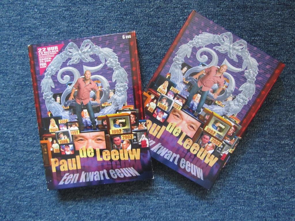 Paul de Leeuw, 23 uur op DVD, box, als nieuw, Alle leeftijden, Ophalen of Verzenden, Zo goed als nieuw, Tv non-fictie
