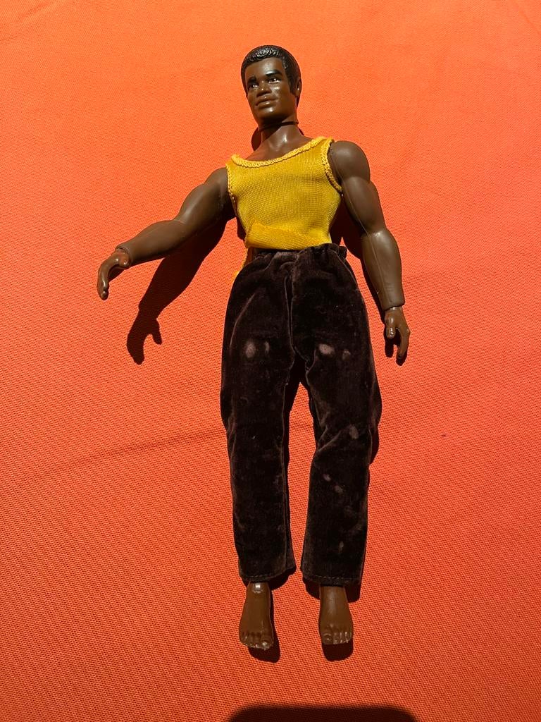 Big Jim - Mattel: Vintage pop, donkere huidskleur, jaren '70, Ophalen of Verzenden, Gebruikt, Jongen