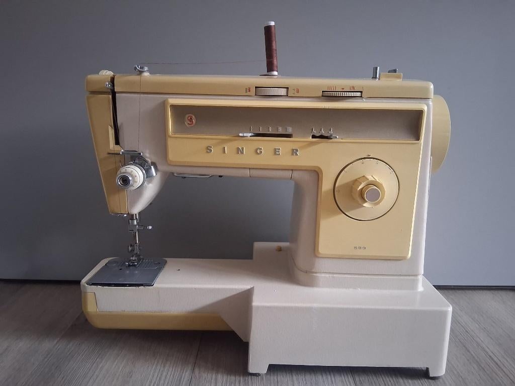 Singer Naaimachine, Hobby en Vrije tijd, Naaimachines en Toebehoren, Ophalen, Gebruikt, Naaimachine, Singer