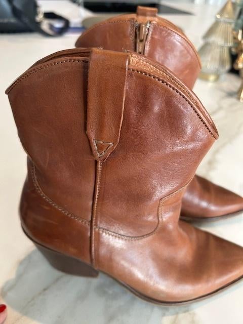 Western laarzen leder maat 39, Kleding | Dames, Schoenen, Via Vai, Bruin, Lage of Enkellaarzen, Ophalen of Verzenden