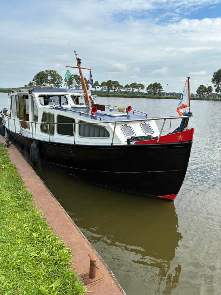Motorboot met Daf motor, Watersport en Boten, Motorboten en Motorjachten, Ophalen, Gebruikt, Staal, Diesel