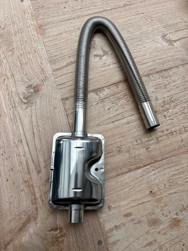 Webasto uitlaat demper RVS met 0,5m flexibele buis, Auto-onderdelen, Ophalen of Verzenden, Nieuw, Universele onderdelen