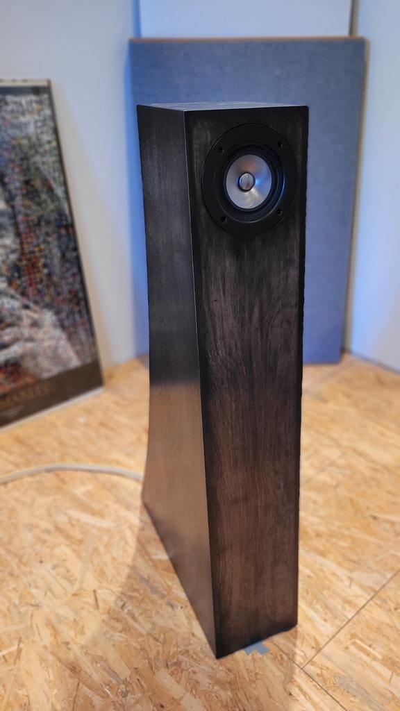 Frugalhorn Mk3 hoornluidsprekers met Mark Audio Alpair 7.3, Nieuw, 60 tot 120 watt, Front, Rear of Stereo speakers, Ophalen