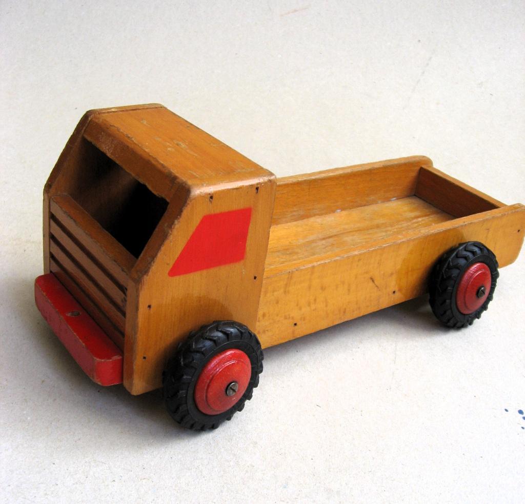 Houten vrachtwagen Nooitgedagt jaren 60, Ophalen of Verzenden