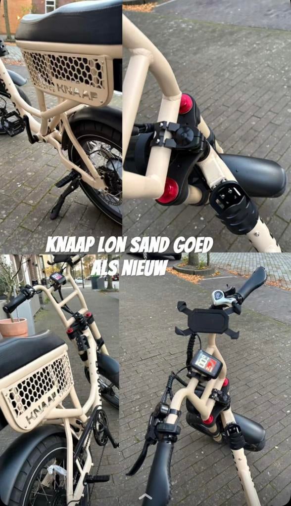 Knaap Lon Sand E-bike  – bieden of ruilen mogelijk, Zo goed als nieuw, 51 tot 55 cm, 50 km per accu of meer, Ophalen
