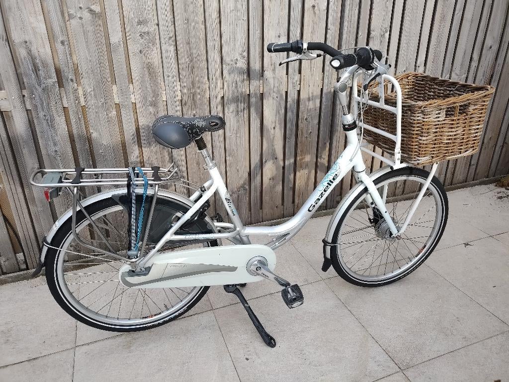 Gazelle Bloom D49 incl mandje voorop, Ophalen, Gebruikt, 47 tot 50 cm, Versnellingen