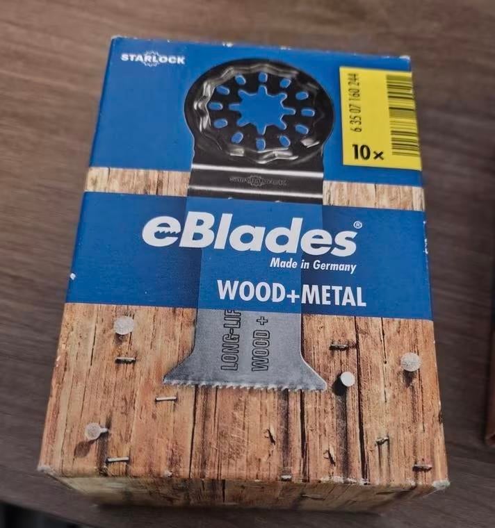 eBlades Starlock zaagbladen hout en metaal 10 stuks, Overige typen, Nieuw, Ophalen of Verzenden, 30 tot 70 mm