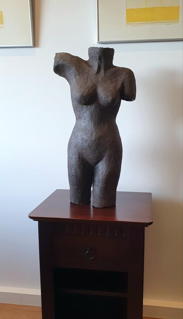 Sculptuur Vrouwelijke Torso Kunstzinnig Beeld Naakte Vrouw, Ophalen, Handgemaakt, Beeld
