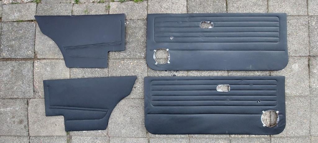 Volkswagen Golf 1 mk1 3drs1977 deurpanelen zwart nette staat, Auto-onderdelen, Interieur en Bekleding, Ophalen, Gebruikt, Volkswagen