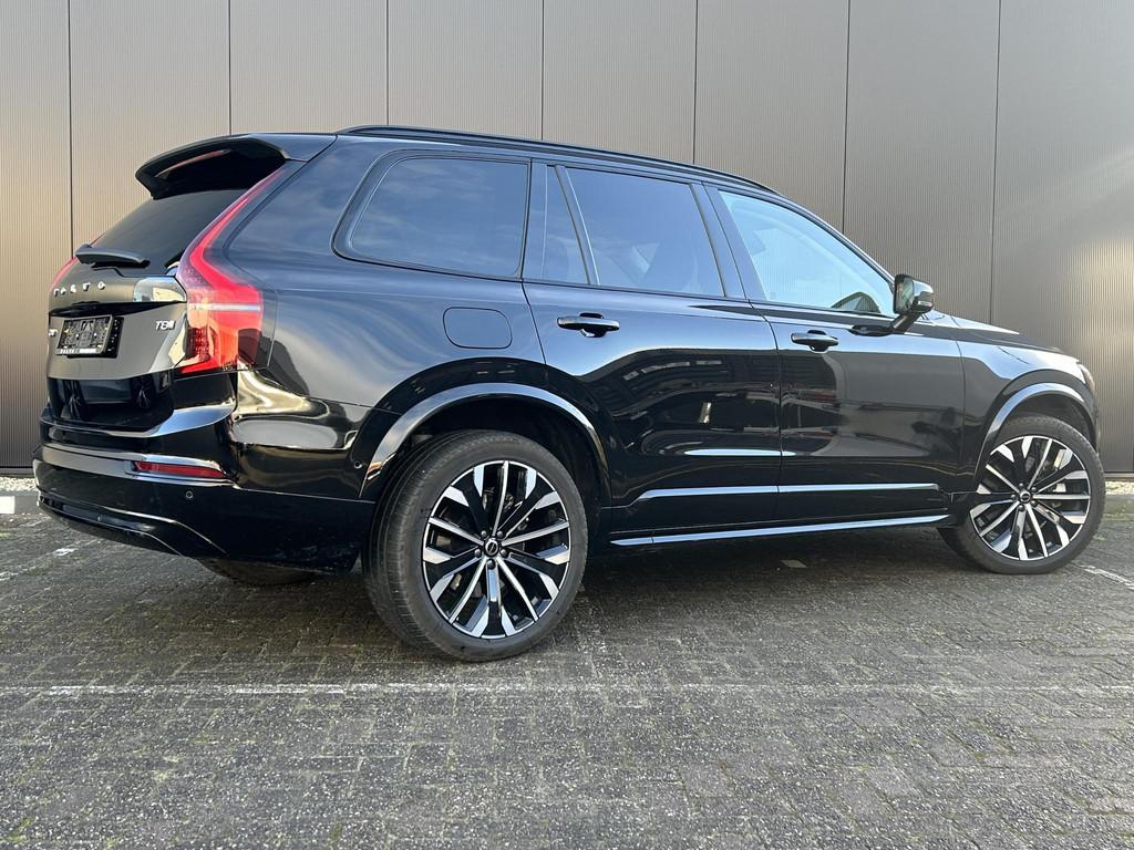 Volvo XC90 2.0 T8 Plug-in hybrid AWD Ultra Dark Panorama dak, Gebruikt, 4 cilinders, 7 stoelen, Zwart