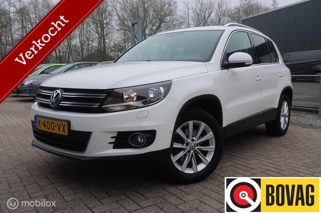 Volkswagen Tiguan 1.4 TSI Sport&Style, TREKHAAK, Voorwielaandrijving, Euro 5, Gebruikt, Zwart