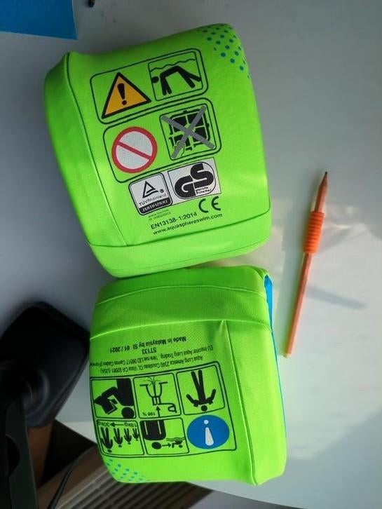 Aqua Sphere Zwembandjes - Neon Groen, Ophalen of Verzenden, Zo goed als nieuw