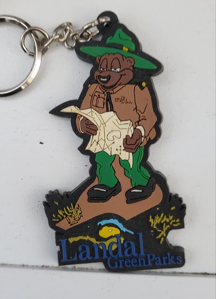 Landal GreenParks Sleutelhanger met Beer Figuurtje, Ophalen of Verzenden, Gebruikt, Knuffel of Figuurtje