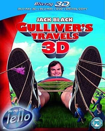 Blu-ray 3D: Gulliver's Travels (2010 Jack Black) 3disc UKnNL, Ophalen of Verzenden, Nieuw in verpakking, Avontuur