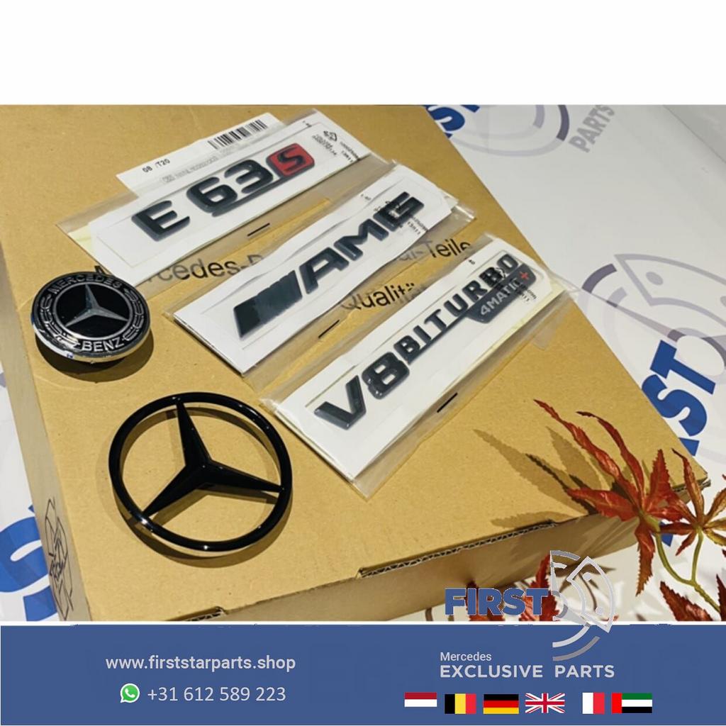 W212 W207 W213 S213 E63S V8 4matic+ AMG COMPLETE LOGO SET ZW, Gebruikt, -, Ophalen of Verzenden, -