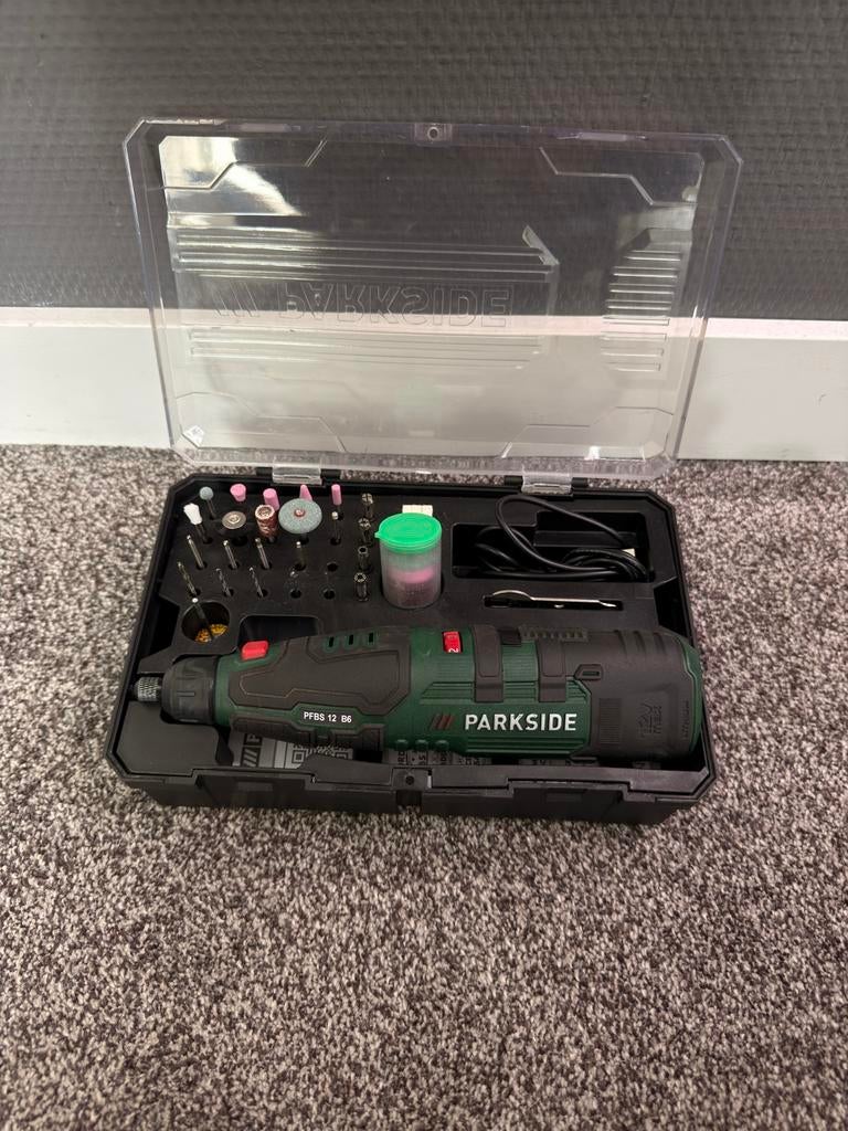 Parkside fijnwerk tool 12V oplaadbaar - Zo goed als nieuw, Doe-het-zelf en Verbouw, Ophalen of Verzenden, Zo goed als nieuw