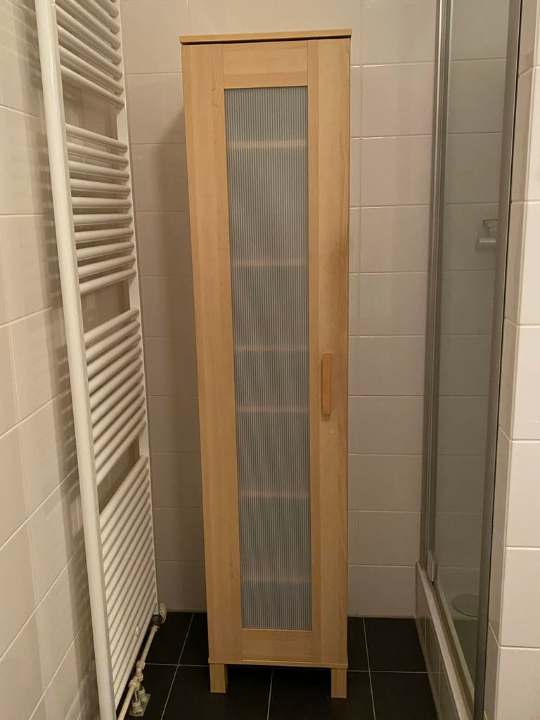 IKEA kastje licht eiken met 6 planken, Ophalen, Gebruikt