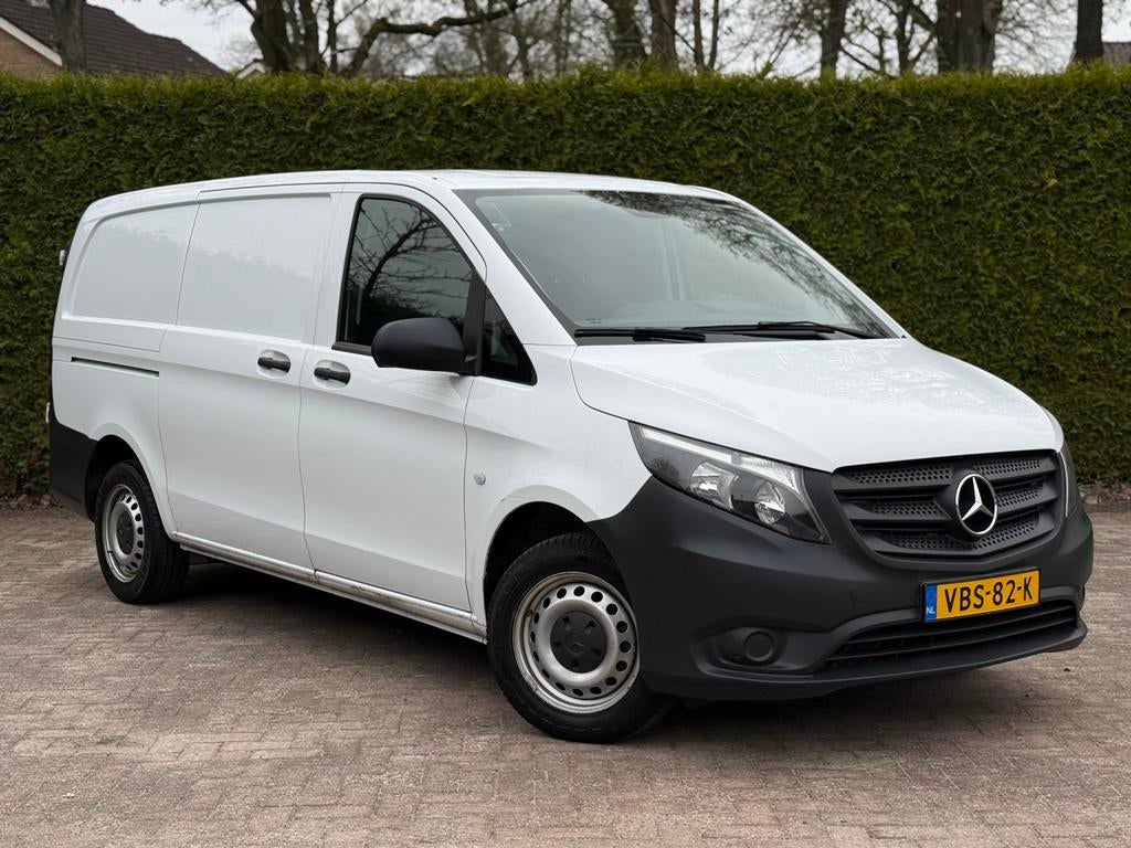 Mercedes Benz Vito 111CDI Lang /Airco/Apple Carplay/Trekhaak, Auto's, Bestelauto's, Bedrijf, Te koop, ABS, Airbags, Airconditioning
