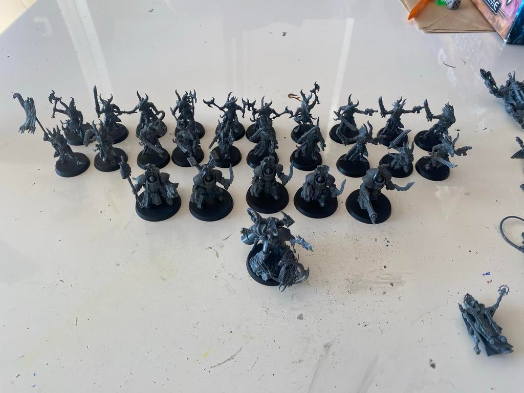 Warhammer 40k Thousand Sons Combat Patrol (Oude Versie), Ophalen of Verzenden, Gebruikt, Warhammer 40000, Figuurtje(s)