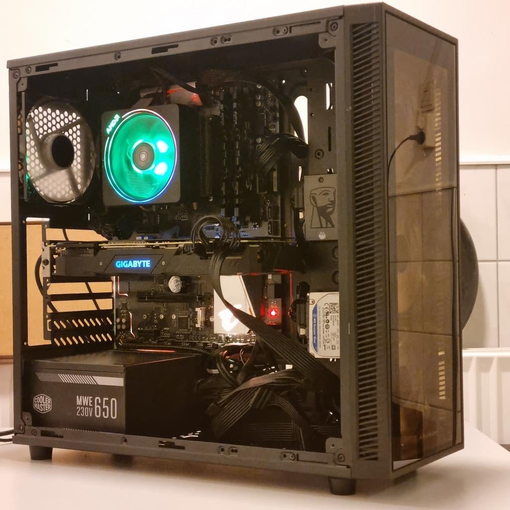 RTX 2070 Super Gaming PC | Ryzen 5 16Gb 1Tb | JONG GEBRUIKT, Ophalen of Verzenden, Zo goed als nieuw