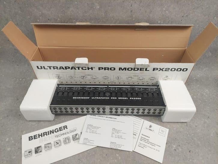 👉 Behringer Ultrapatch Pro PX-2000 Patchbay in doos ⛓️‍💥, Ophalen of Verzenden, Zo goed als nieuw, Apparatuur