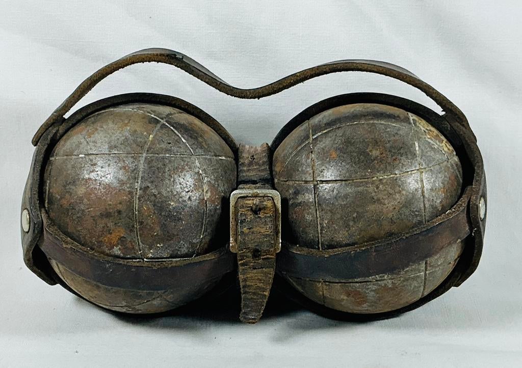 Jeu de boules petanque vintage antiek setje Jean Blanc, Antiek en Kunst, Ophalen of Verzenden