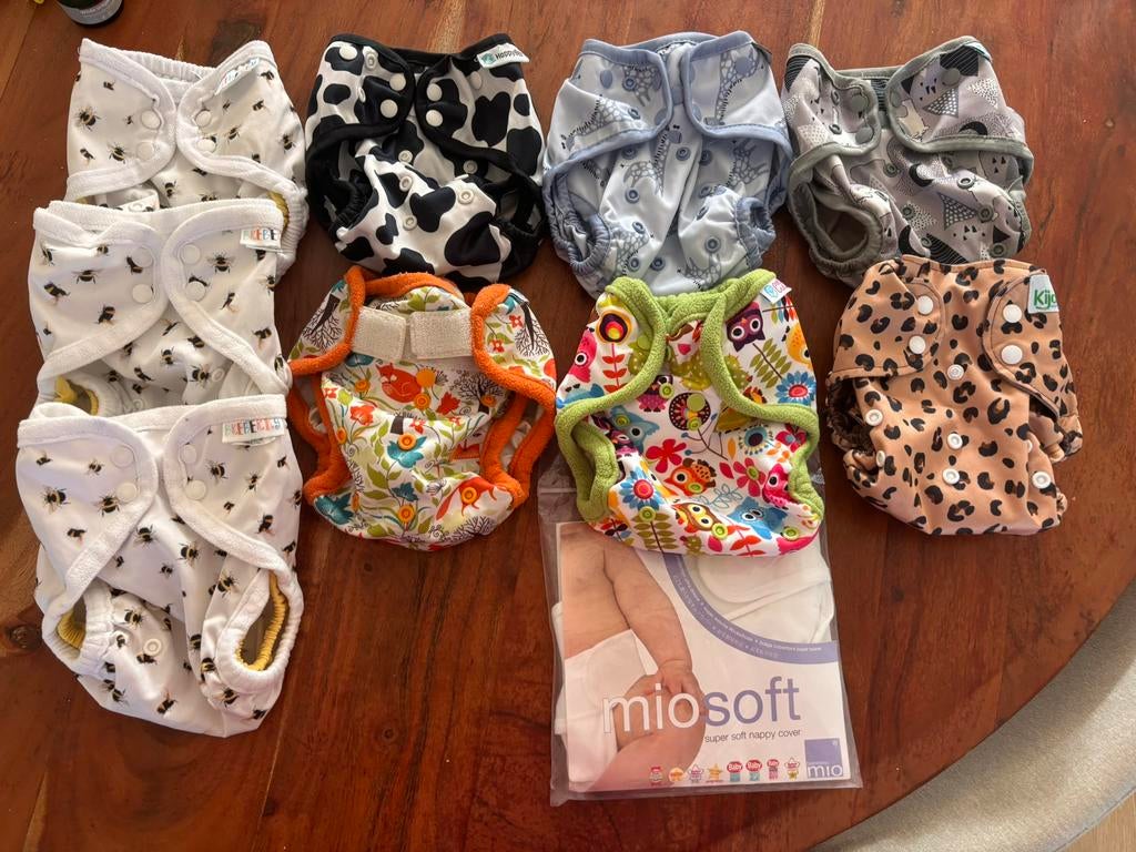10 overbroekjes wasbare luiers, Ophalen of Verzenden, Zo goed als nieuw, Jongetje of Meisje