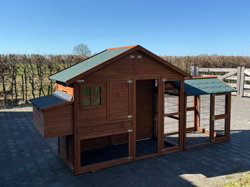 Kippenhok met legnest en ren, Ophalen, Zo goed als nieuw, Kippenhok of Kippenren