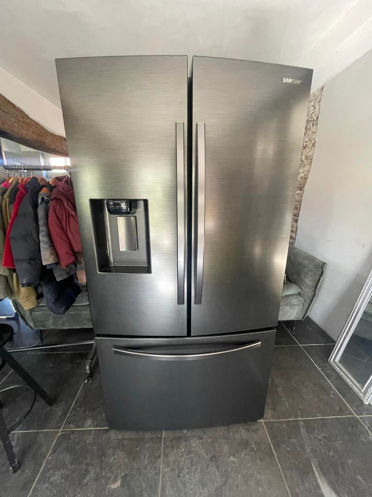 Samsung Amerikaanse koelkast met vriezer, Witgoed en Apparatuur, Koelkasten en IJskasten, Ophalen, Gebruikt, 200 liter of meer