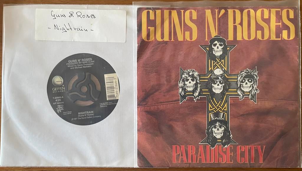 2x single Guns ‘n Roses, 7 inch, Single, Ophalen of Verzenden, Zo goed als nieuw