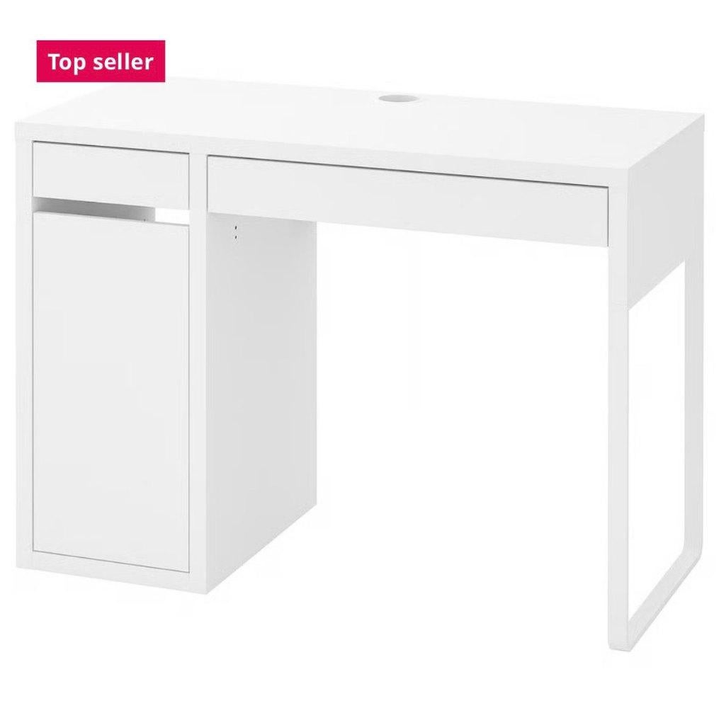 Bureau Ikea Wit, Huis en Inrichting, Ophalen, Hout, Kinderbureau, Zo goed als nieuw