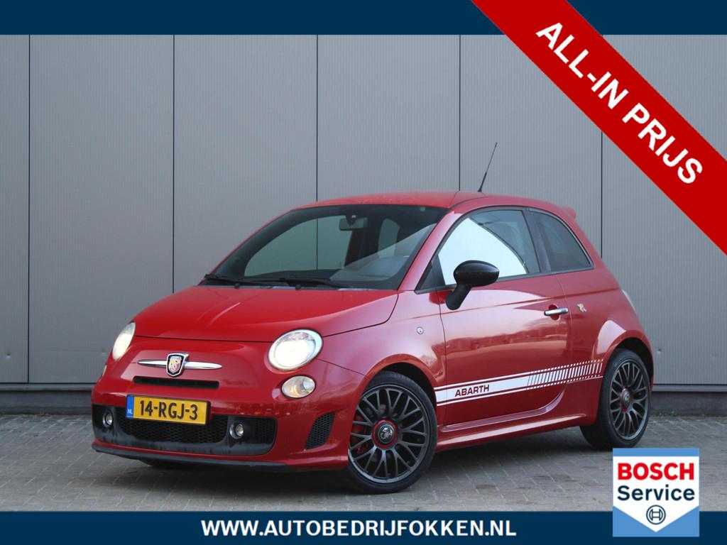 Fiat 500 1.4-16V 135pk Abarth | Airco | Leer | Lichtmetalen-, Voorwielaandrijving, Euro 5, 4 cilinders, Bedrijf