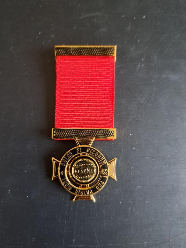 Medaille waarschijnlijk vrijmetselarij, embleem, Ophalen of Verzenden, Landmacht, Nederland, Lintje, Medaille of Wings