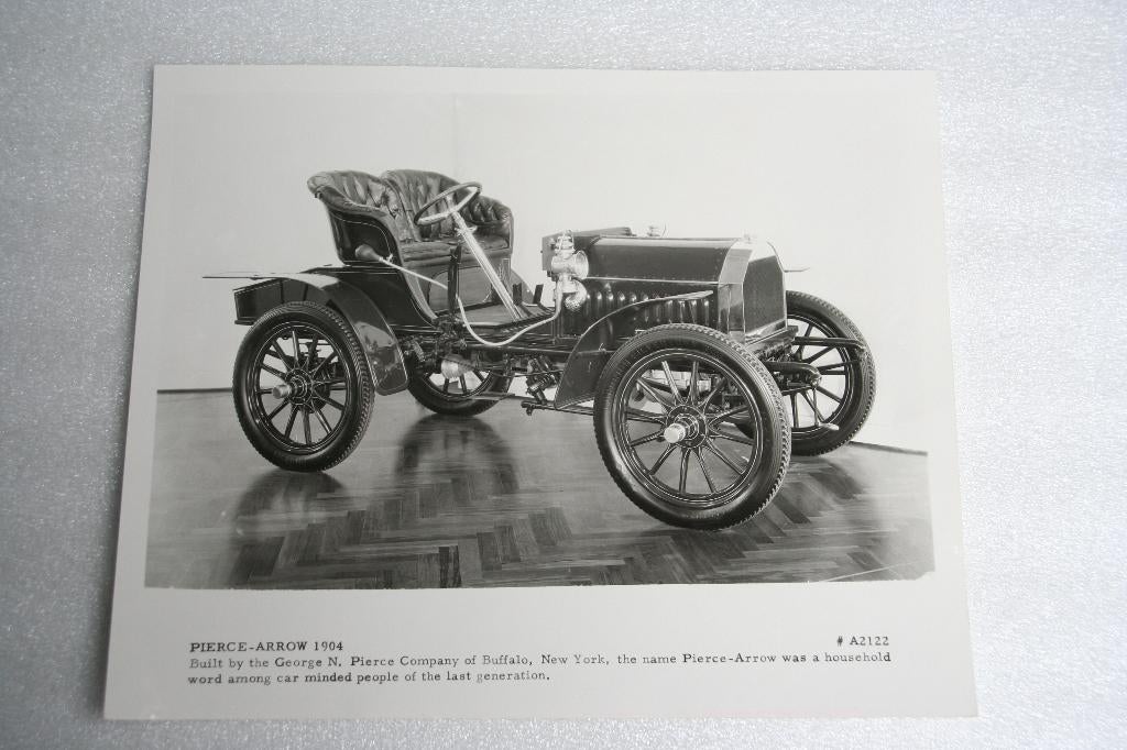 Persfoto Pierce Arrow Runabout (1904) (1), Ophalen of Verzenden, Nieuw, Overige merken