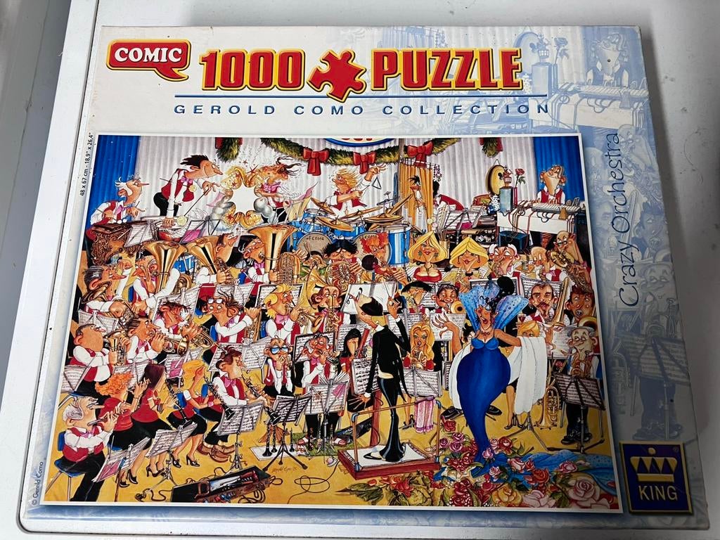 Puzzel 1000 stukjes orkest, Ophalen of Verzenden, 500 t/m 1500 stukjes, Zo goed als nieuw