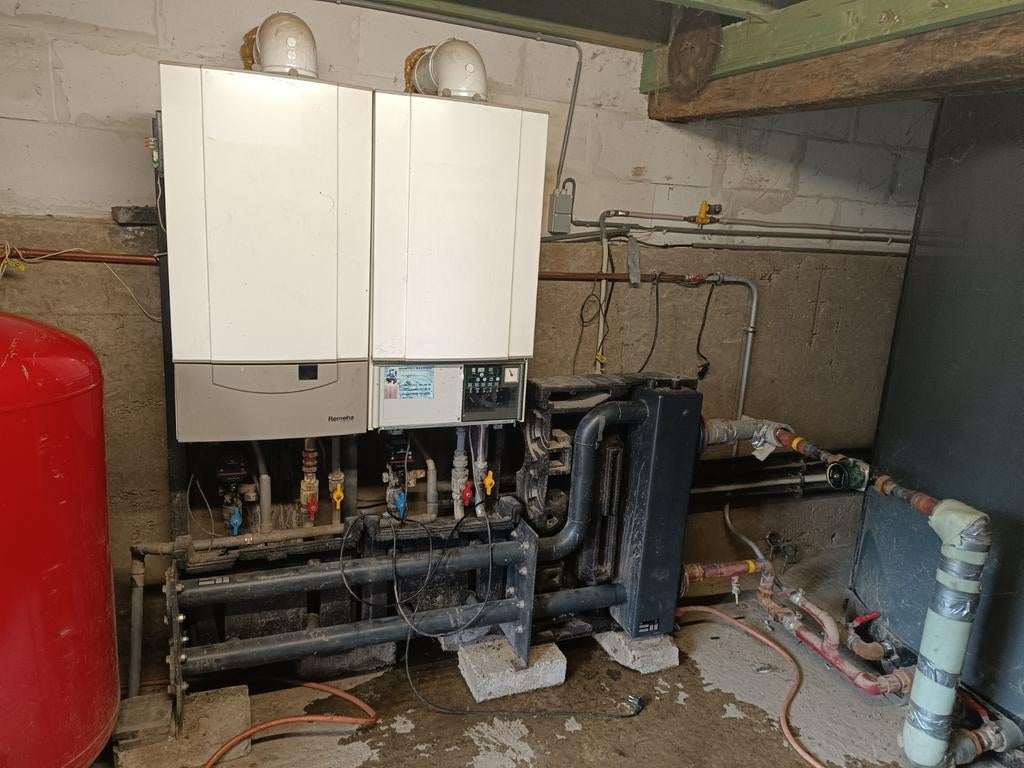 2x Remeha Quinta 65 Propaan CV-ketels, Doe-het-zelf en Verbouw, Verwarming en Radiatoren, Gebruikt, Hoog rendement (Hr), Cv-ketel of Combi-ketel