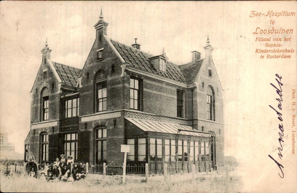 Loosduinen - Zee-Hospitium - Sophia Kinderziekenhuis, Ophalen of Verzenden, Voor 1920, Gelopen, Zuid-Holland