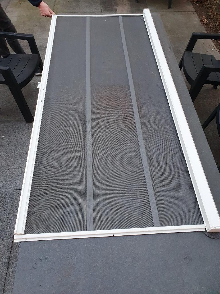 Hamstra rolhordeur lamellen aaneen 205x92 cm, Ophalen, Gebruikt, 80 tot 100 cm, Binnendeur