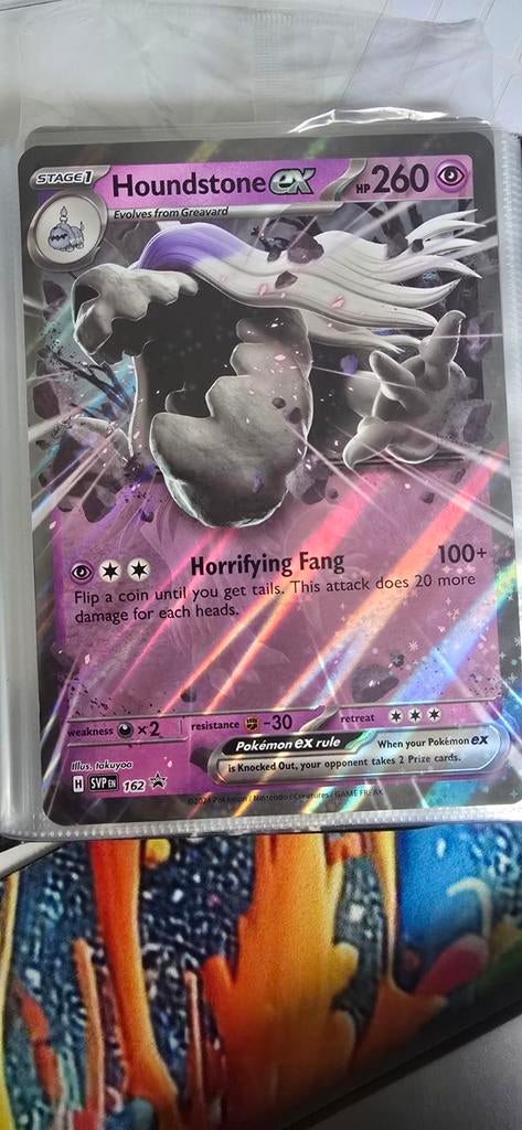 Pokémon Houndstone ex kaart, Ophalen of Verzenden